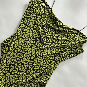 Leopard Print Spaghetti Strap Top